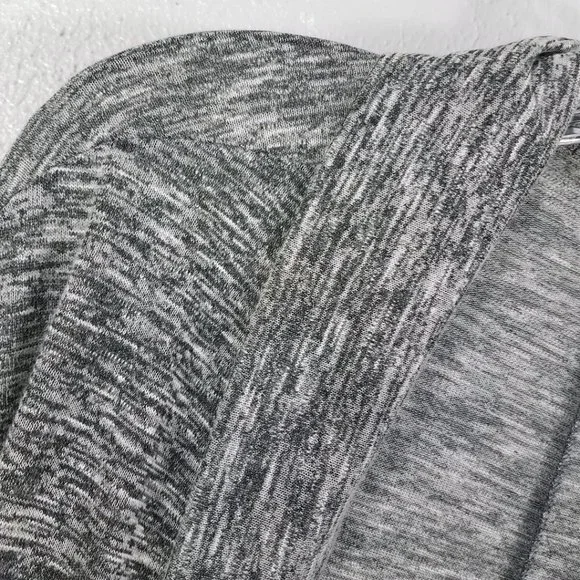 THX Women's Silver Open Front Cardigan Sweater - Picture 3 of 9